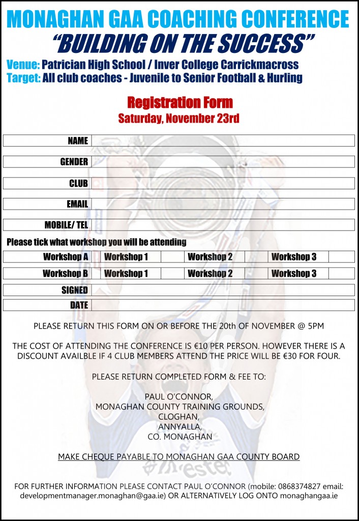 Registration Form Conference