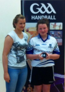 Lucy Mc Donnell, Ulster u/14 runner up with World champion,  Ashling Reilly .