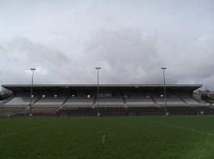 Front shot of the new stand