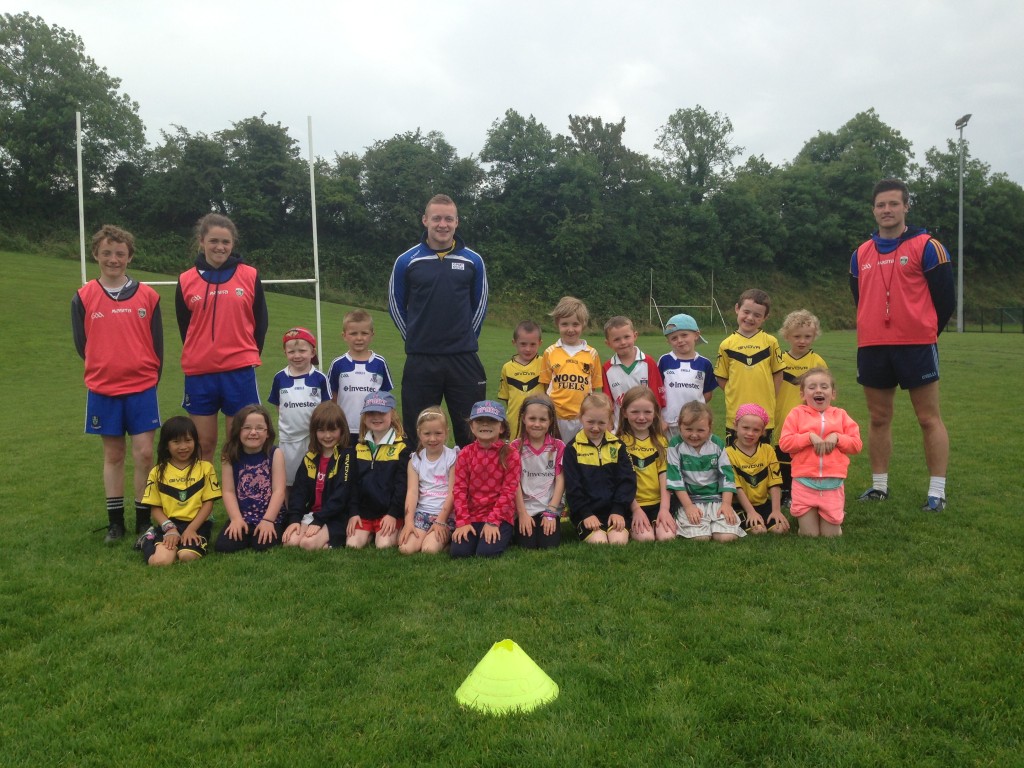 Clontibret Cul Camp 2014 Nursery group with Colin Walsh