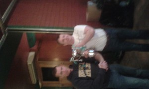 Damien Morgan with the Cup after our Recreational Football Tournament last Sunday