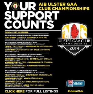 Ulster ClubQF poster