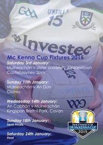 Mc Kenna Cup Poster A4 2015