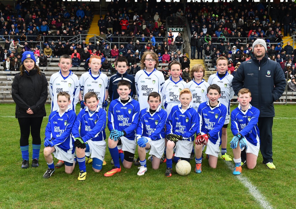 Half Time game Monaghan v Derry in Clones 15th March 2015 South Region