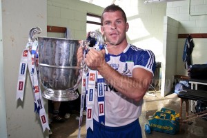 Padraig Donaghy with the Anglo Celt Cup