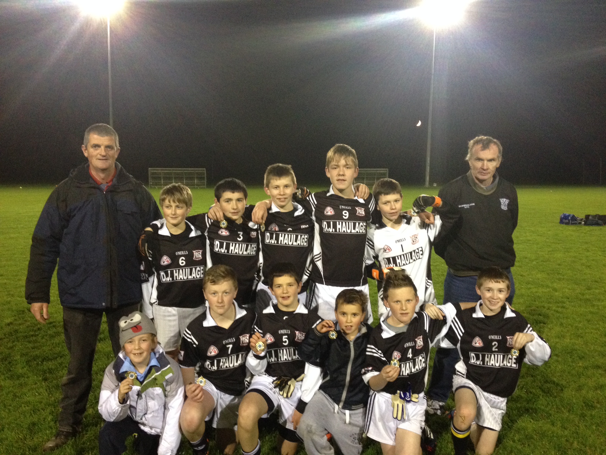 U13 Football 7-a-side  Floodlight Blitz held in Cloghan