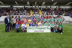 Juvenile Champions 2013 - Captains Parade the Cups