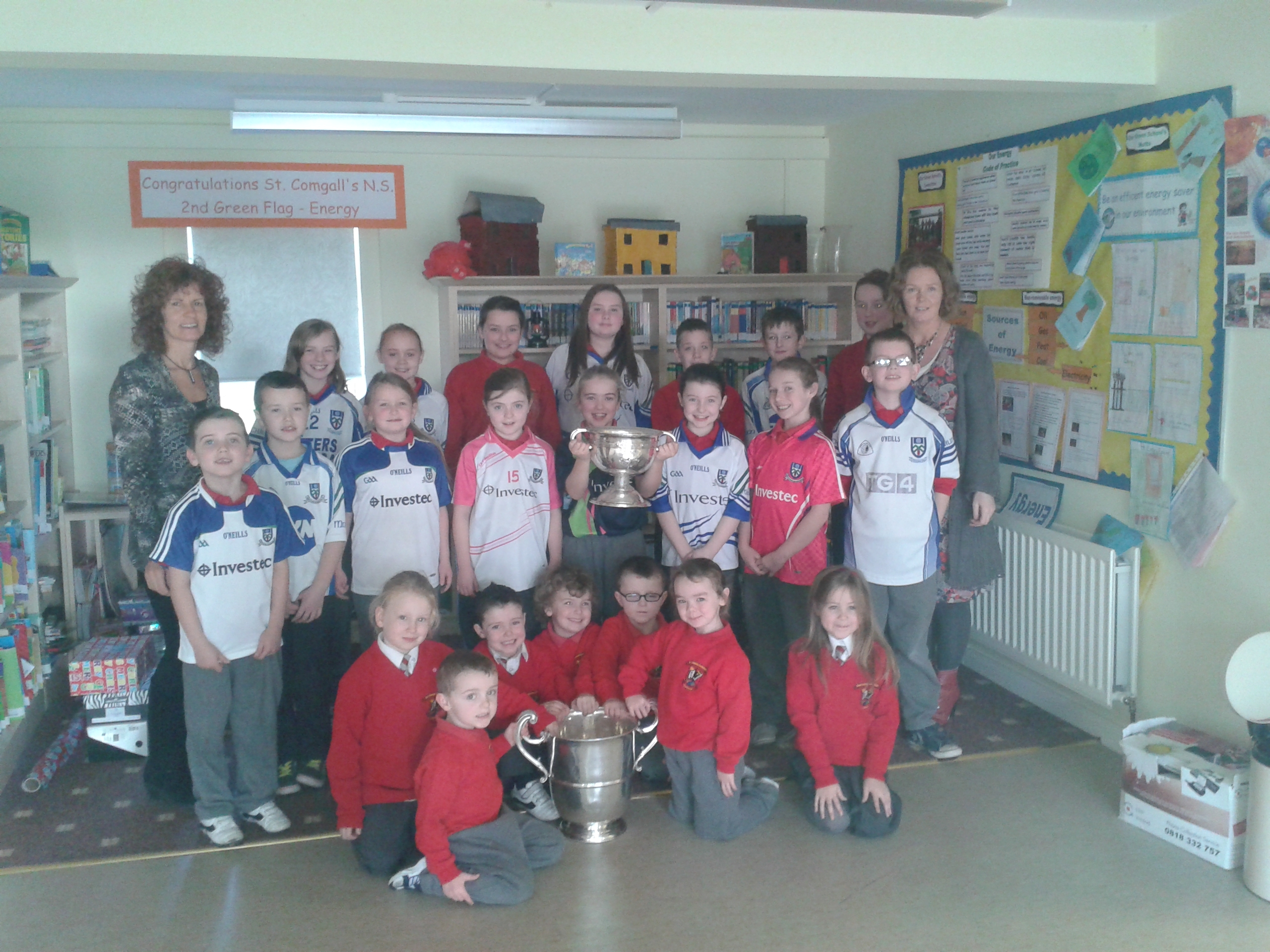 Ulster Cups Visit Local Primary Schools