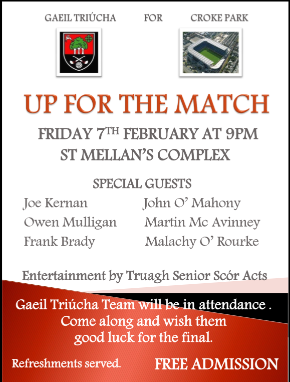 Truagh Gaels – Up for the Match