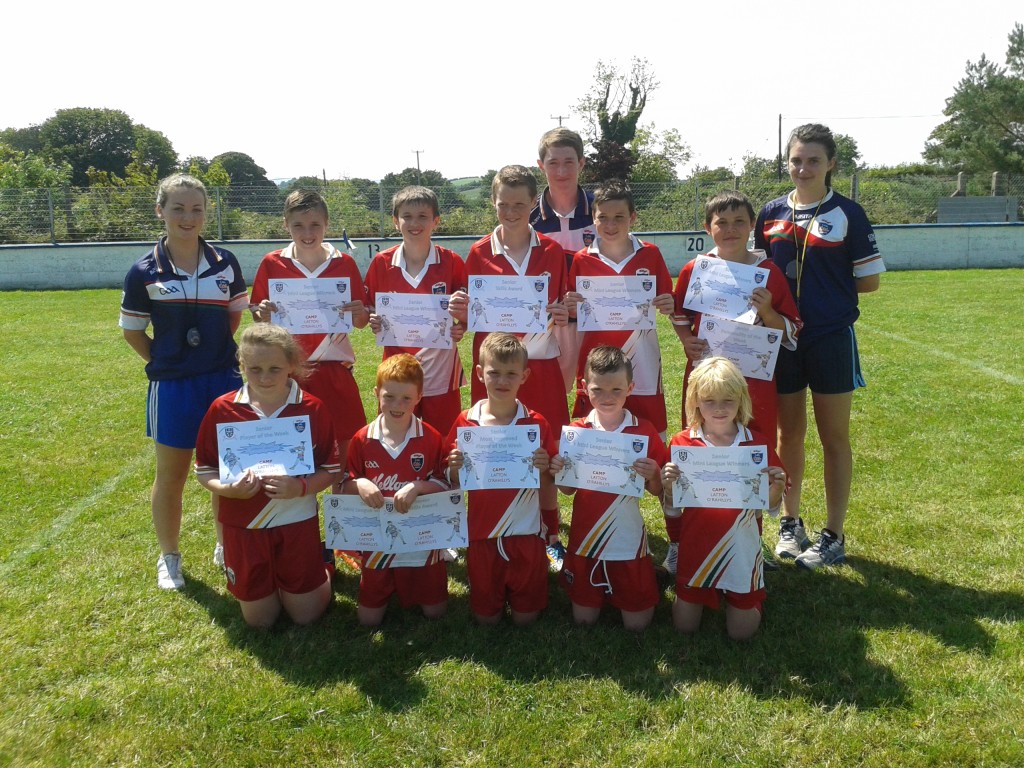 Latton Cul Camp - Senior Award Winners