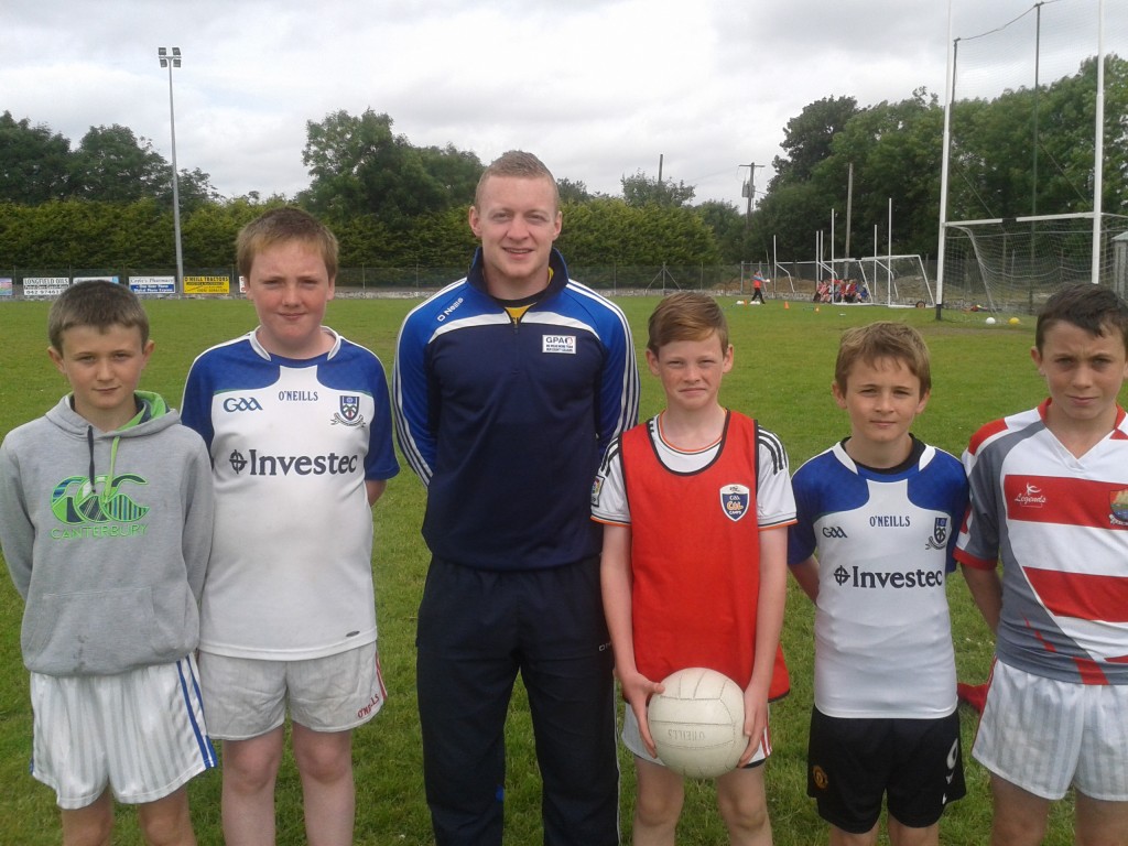 Walshie with the 5 senior lads