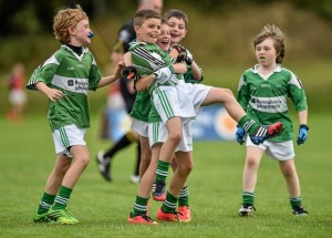 Some of the Monaghan Town U-10 team after their win over Clane on Sunday