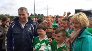 Our Coyle Cup team celebrate winning their final