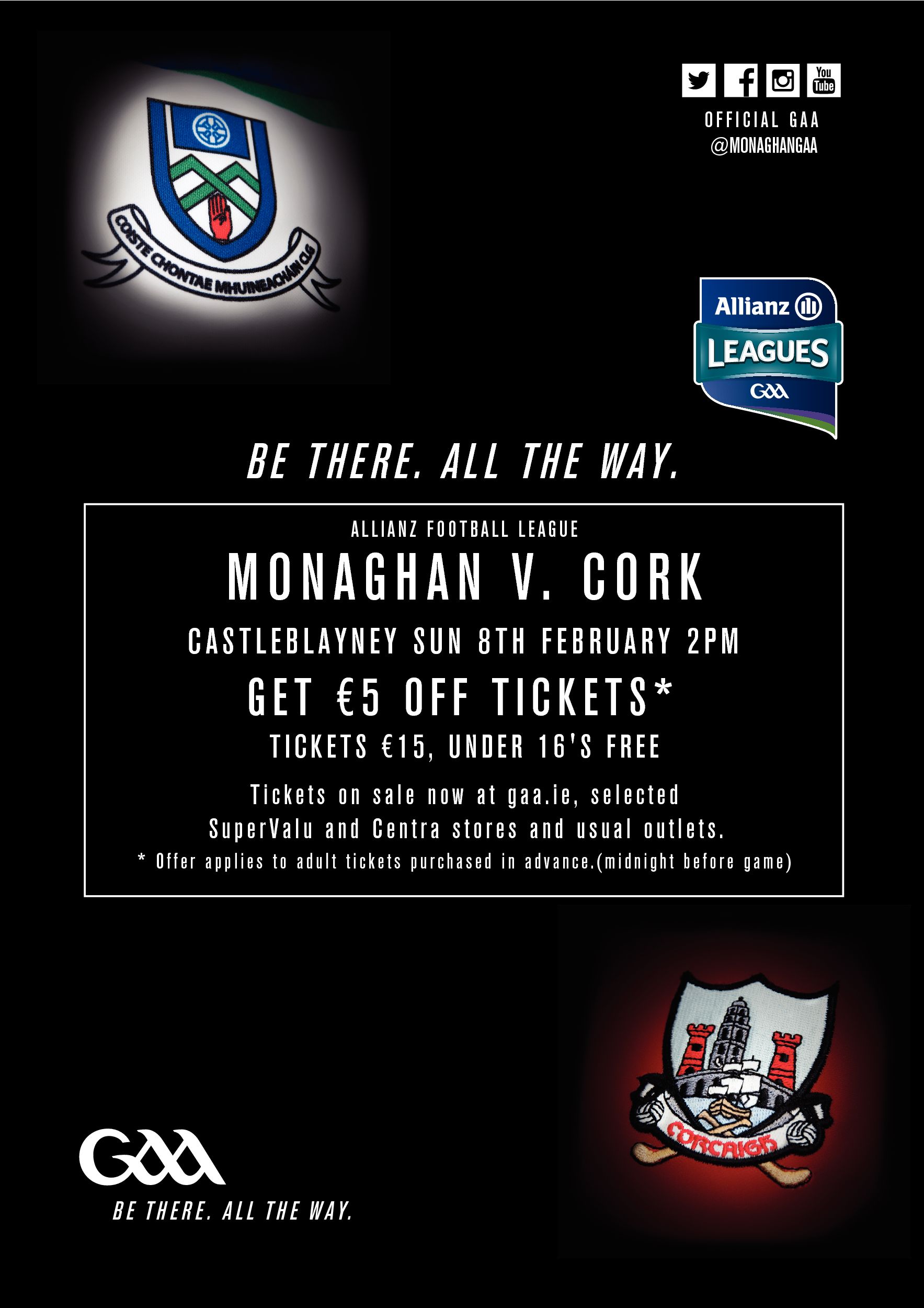 Monaghan v Cork Match Details