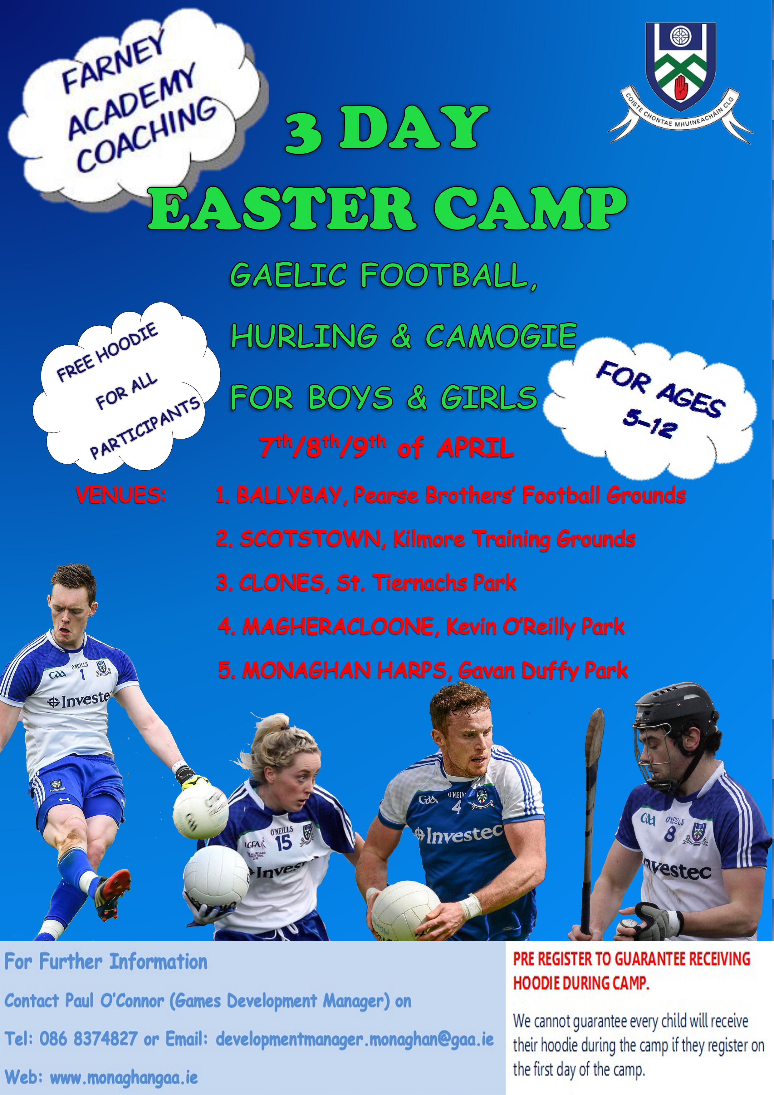 Easter Camps Primary School Promotion