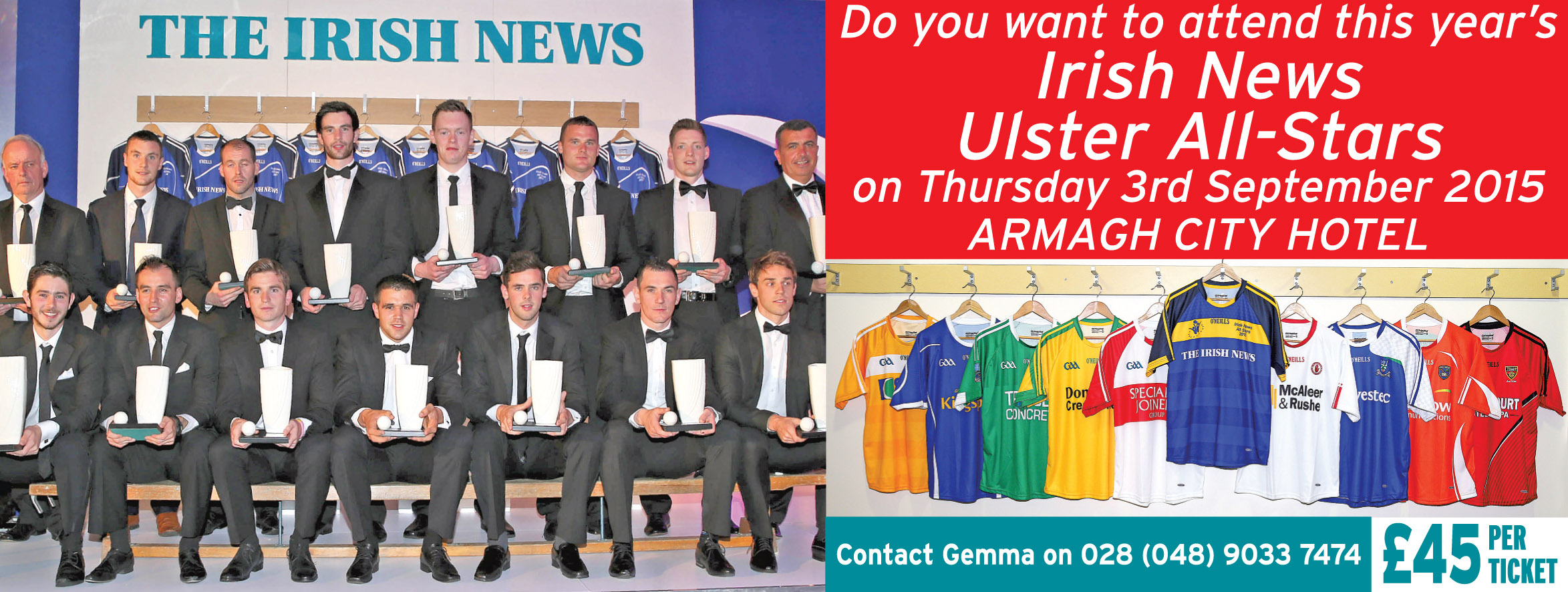 Irish News Ulster All Stars 2015