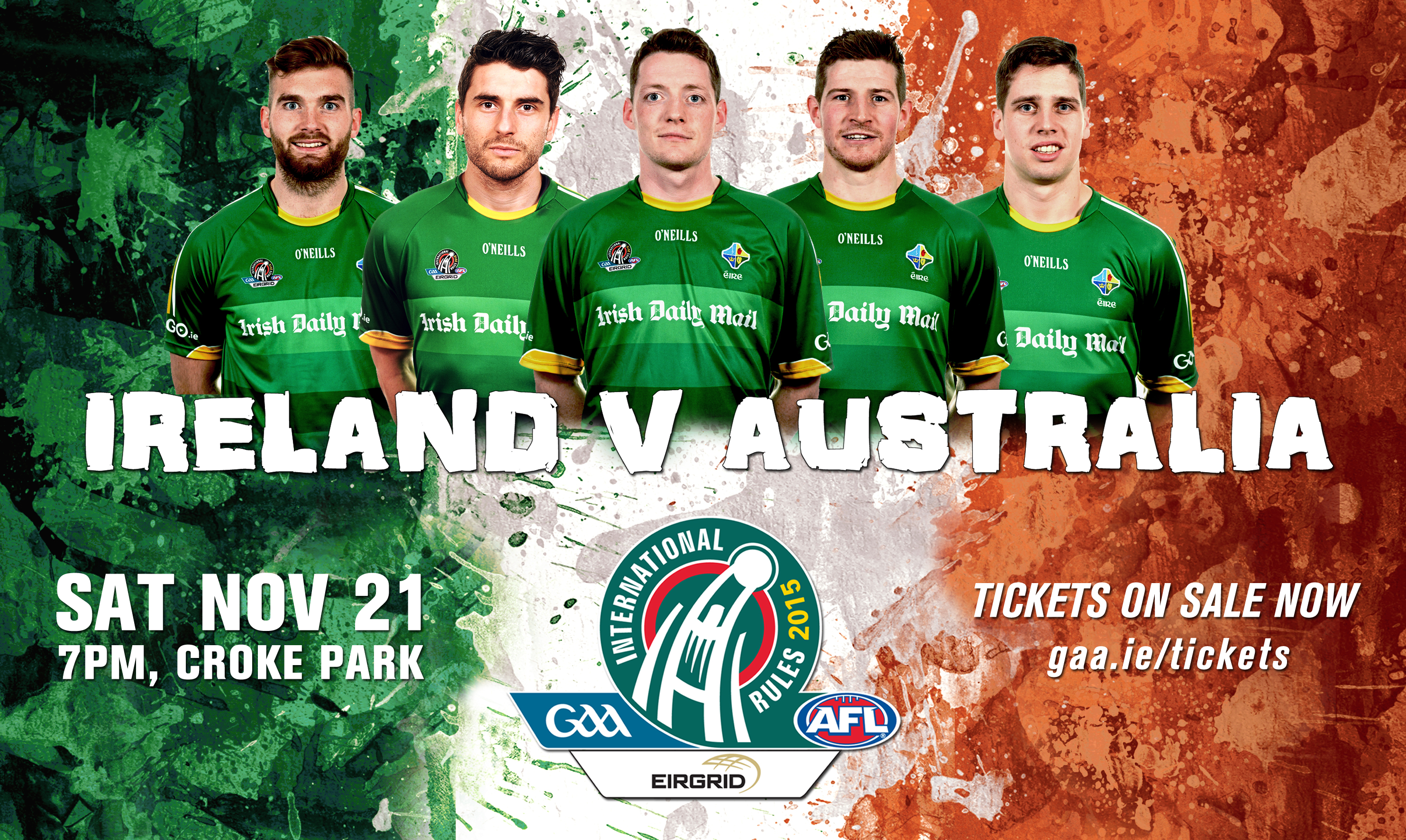 International Rules Ireland v Australia – Win Tickets