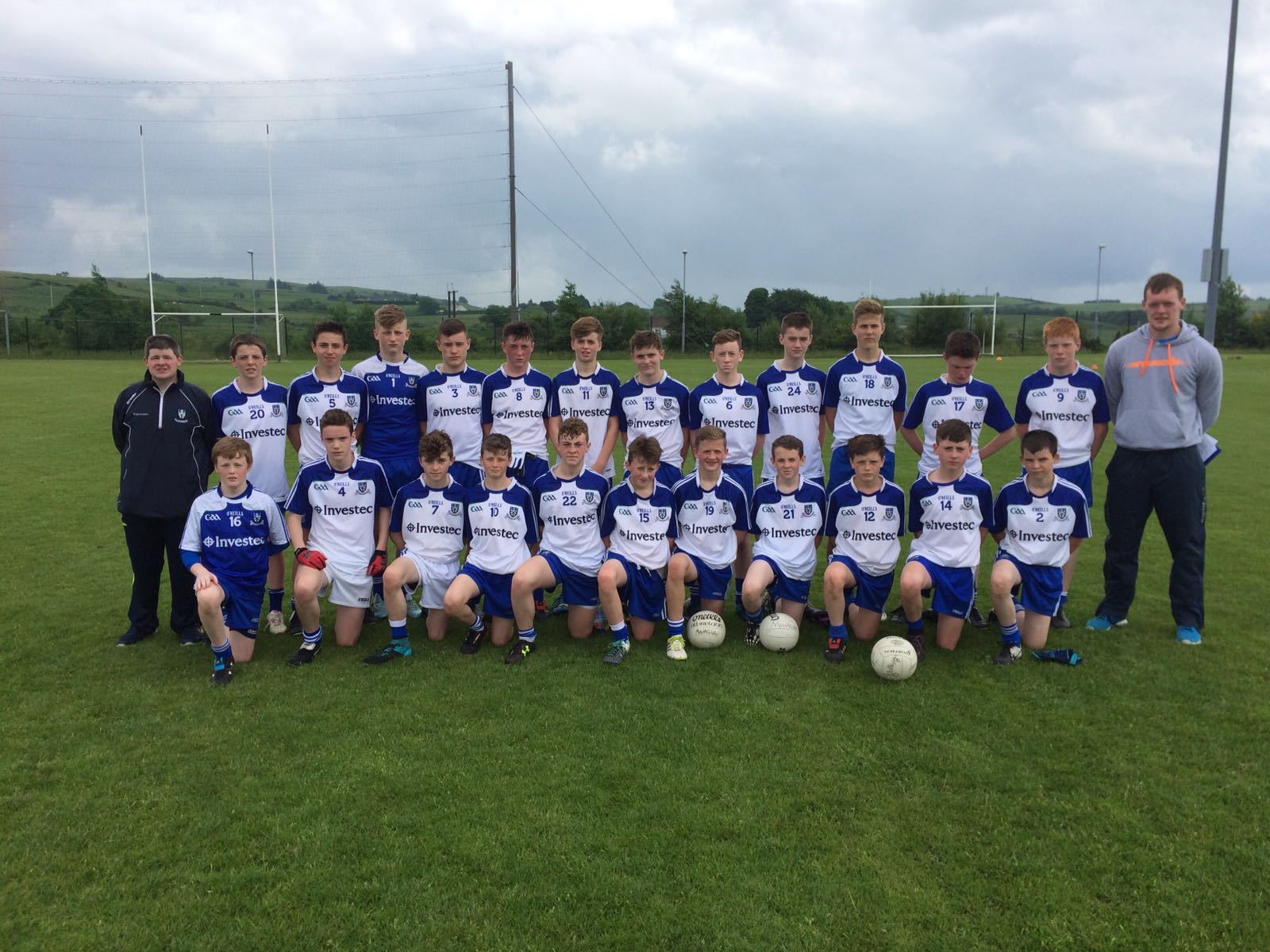 U14 Football Development Squad take part in Ulster Blitz