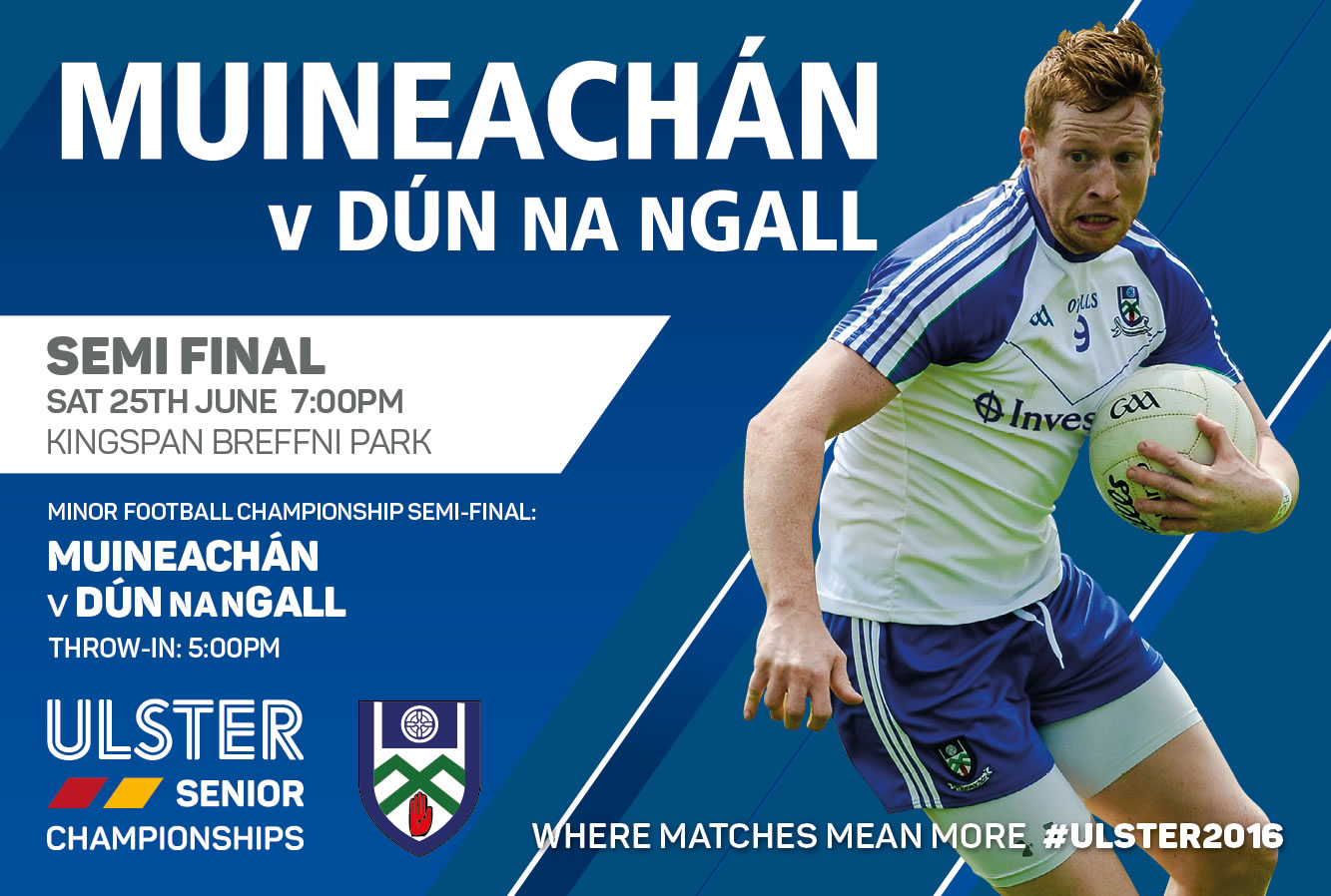 Monaghan Panel v Donegal for Ulster Semi-final