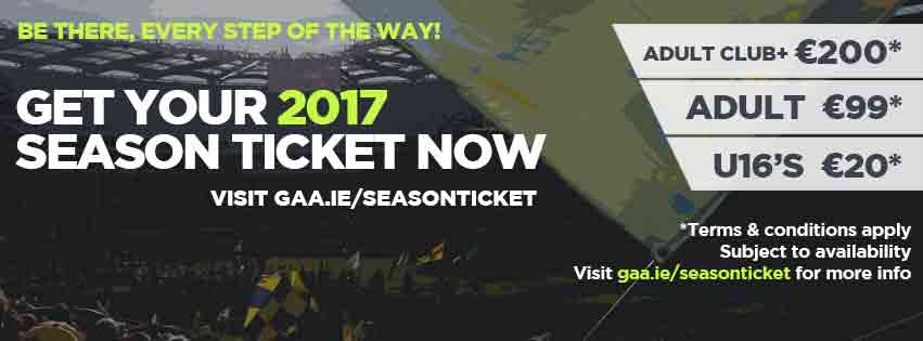 2017 GAA Season Ticket