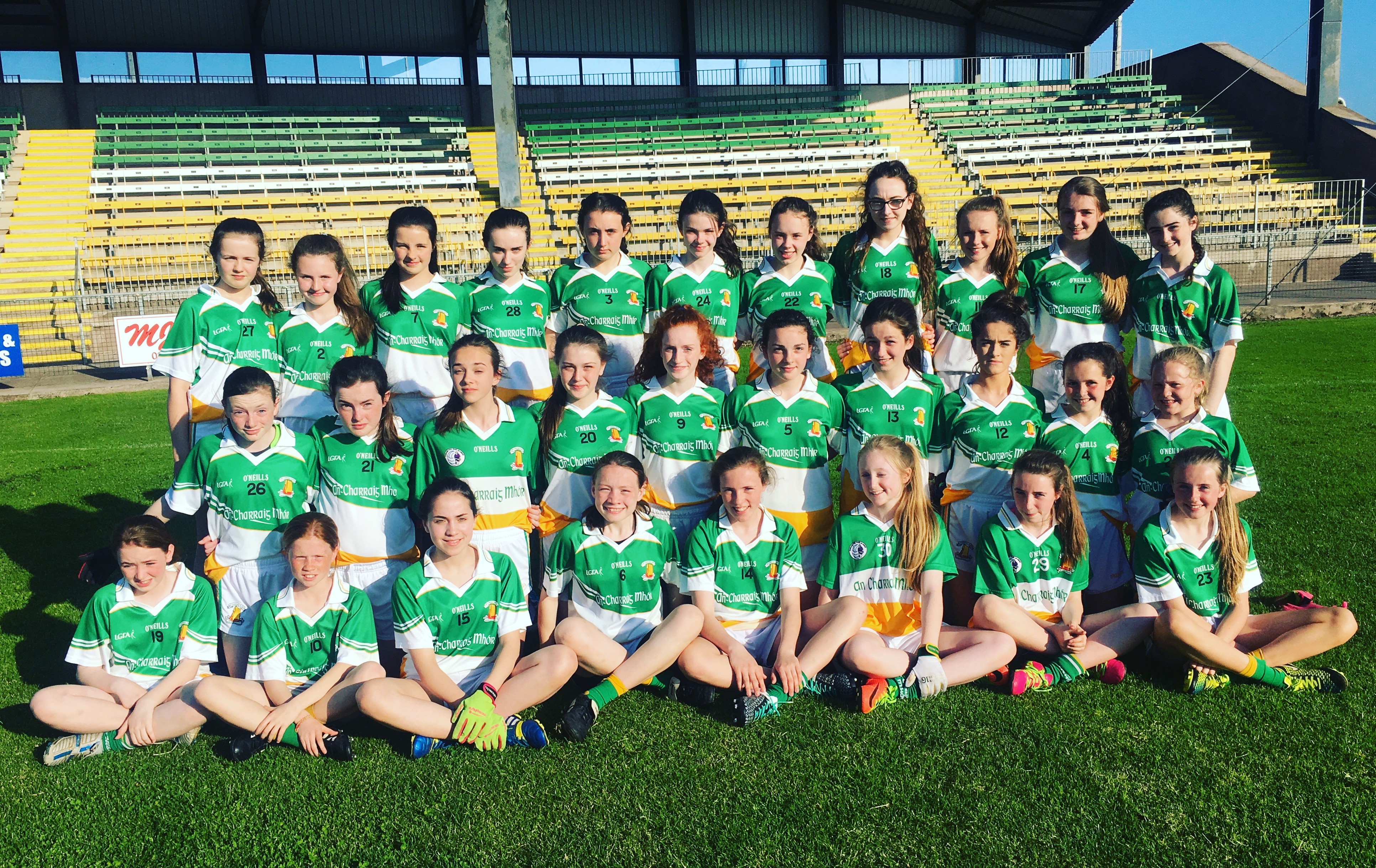 Magheracloone ladies Welcome Carrickmore to Féile