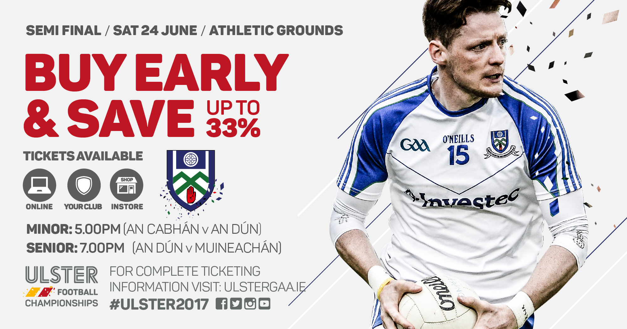 Ulster SFC Match Ticket Sales