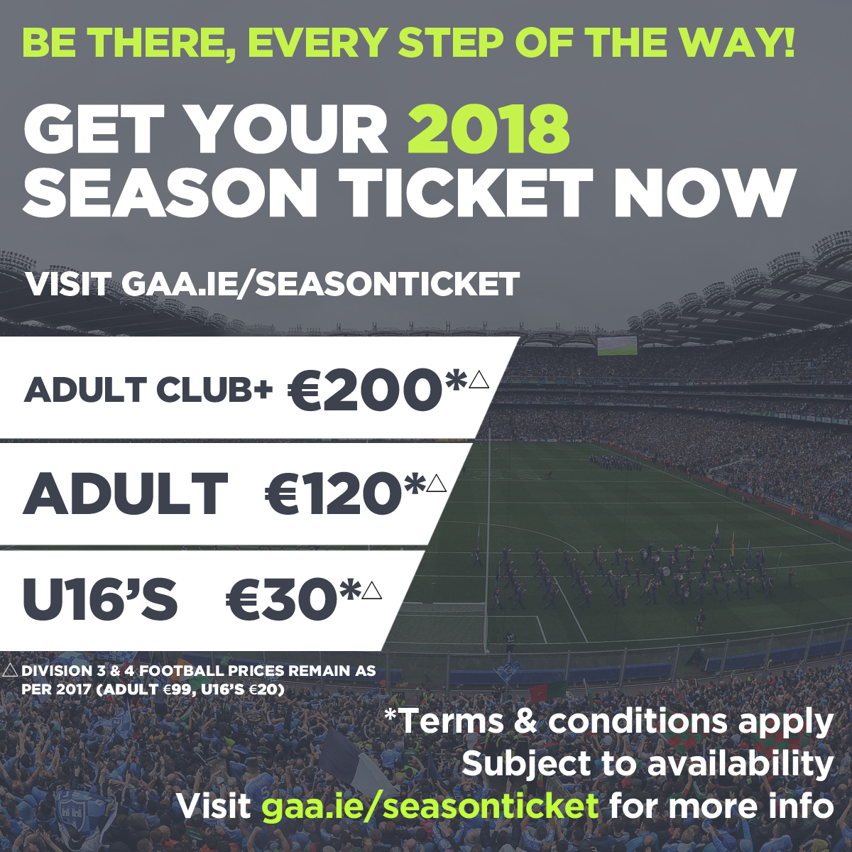Get Your Season Ticket for the Allianz Leagues – Fixtures Included