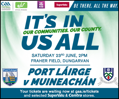Monaghan v Waterford All Ireland Qualifier  Rd 2 Ticket Details