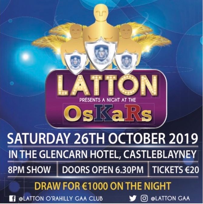 Latton O’Rahilly GAA Club present a night at the OsKars
