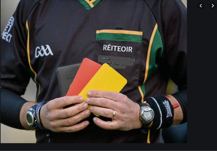 Referee’s In Service Training Course – Thursday 5th December 7.30pm, Entekra Centre of Excellence, Cloghan