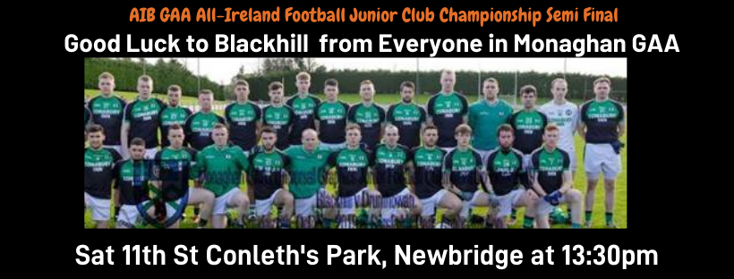 Good Luck to Blackhill Today – Sat 11th of January