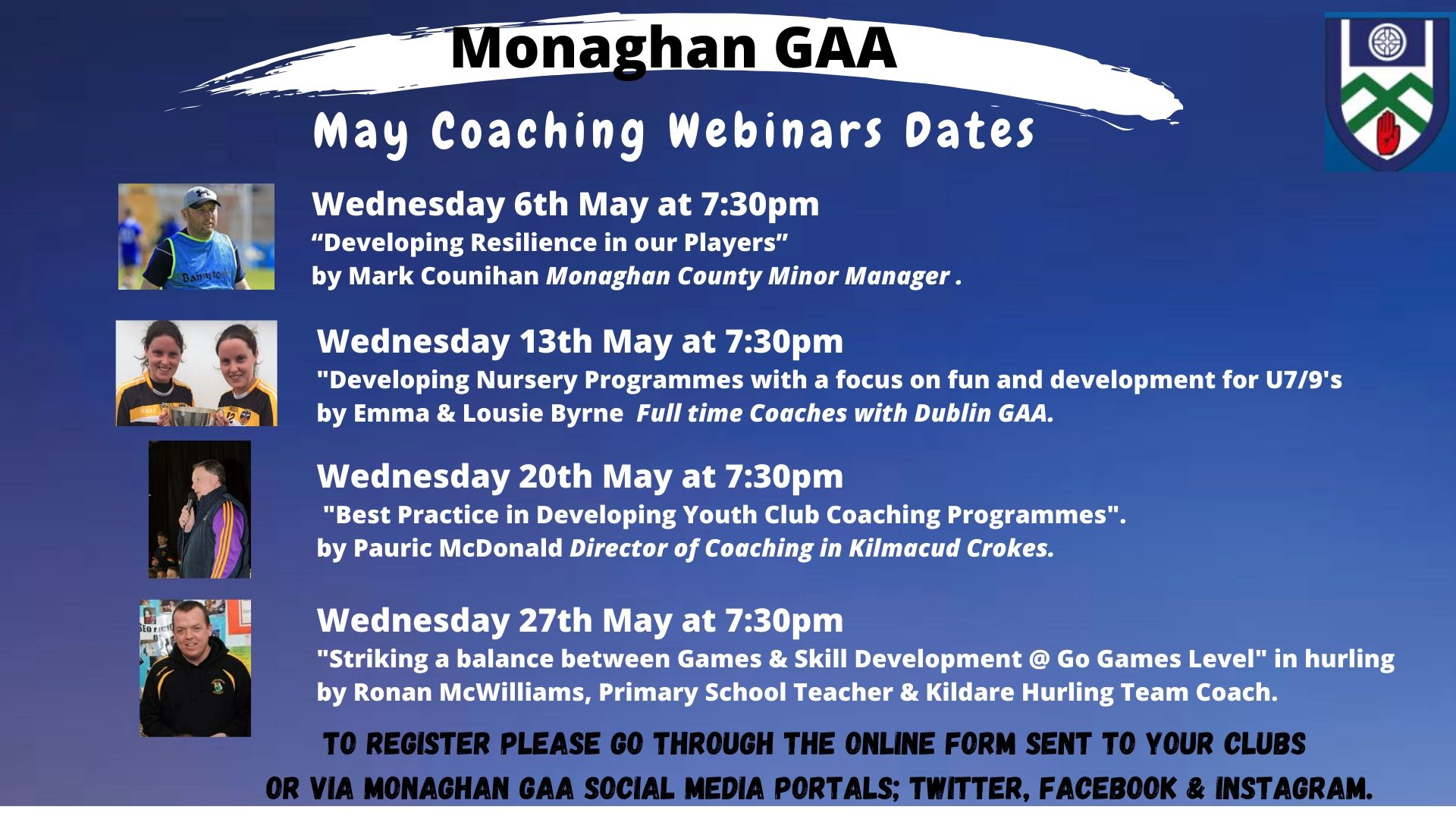 Monaghan GAA May Coaching Webinars