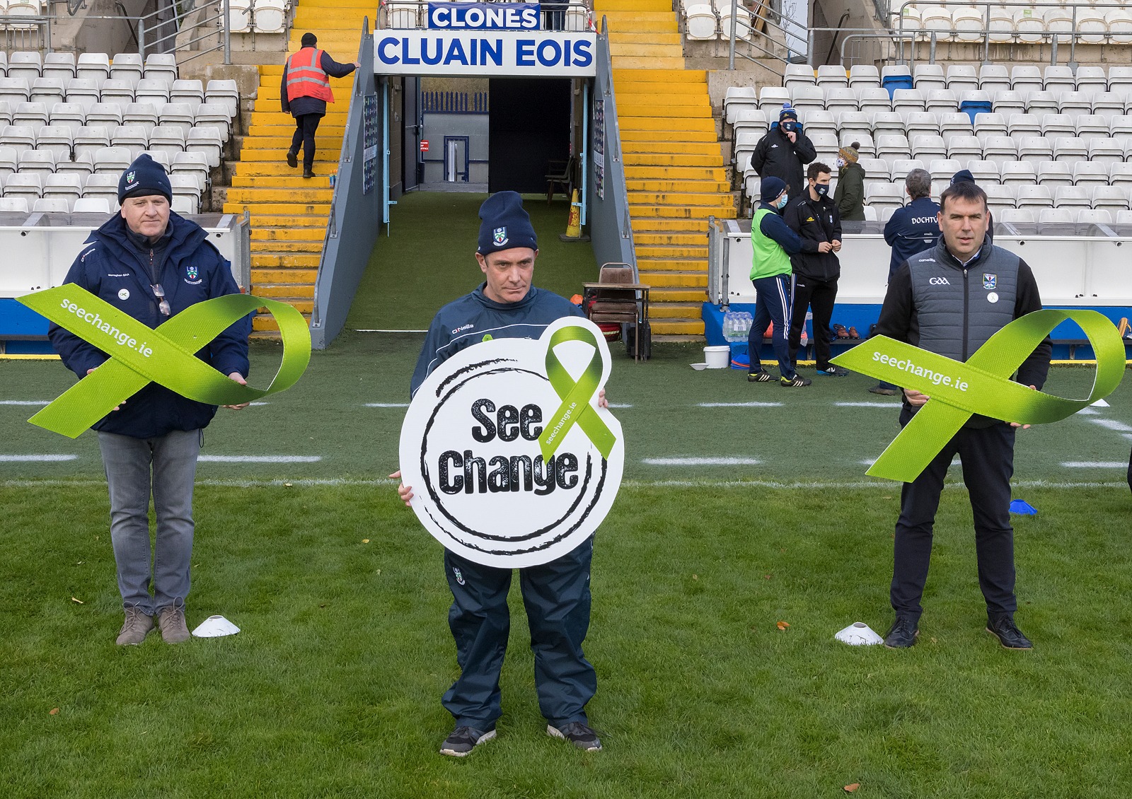 Monaghan & Cavan GAA Working Together for the #GreenRibbon Campaign