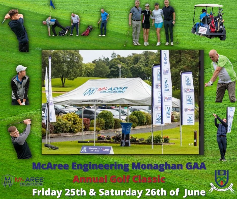 Days away until the McAree Engineering Monaghan GAA Annual Golf Classic