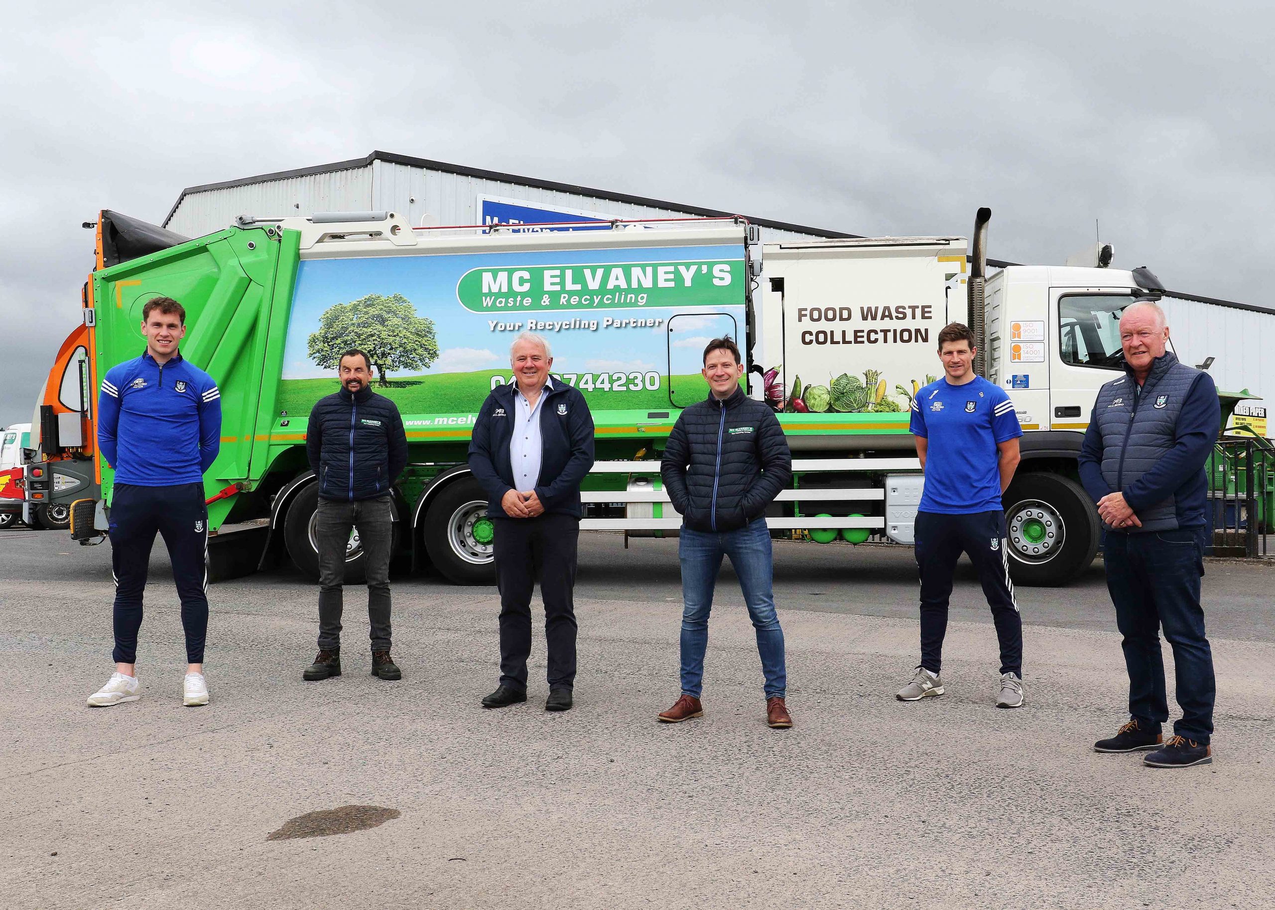 McElvaney Waste and Recycling presenting continued sponsorship to Monaghan GAA.