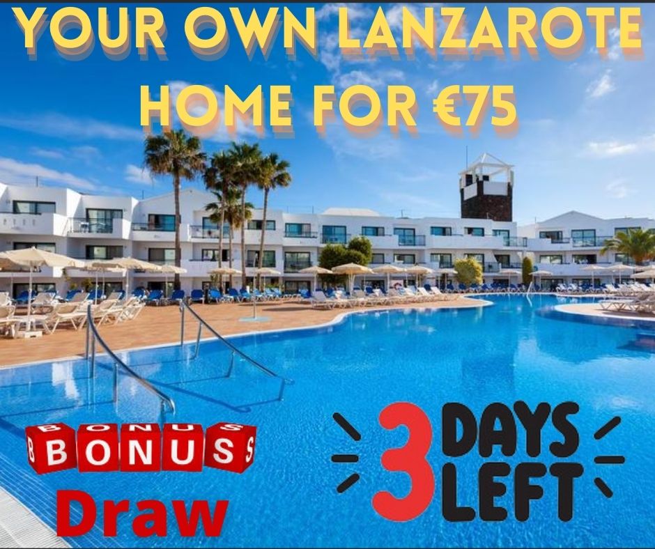 Your own home in Lanzarote for only €75