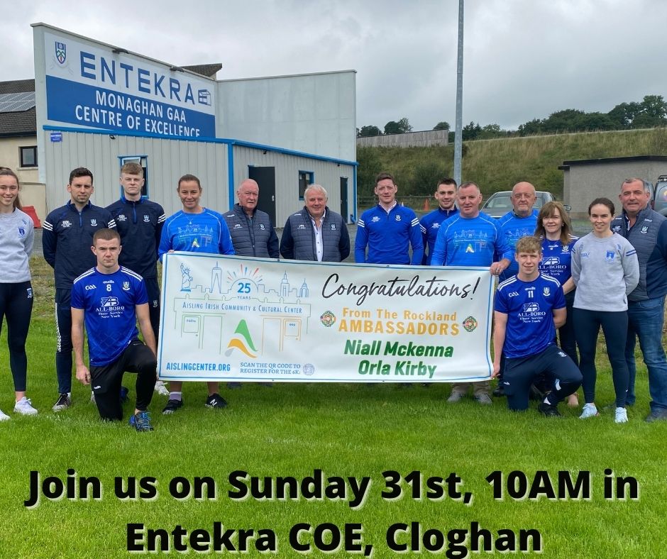 Countdown is on as Monaghan GAA join the Aisling Irish Centre for the 25th Celebrations – Everyone Welcome