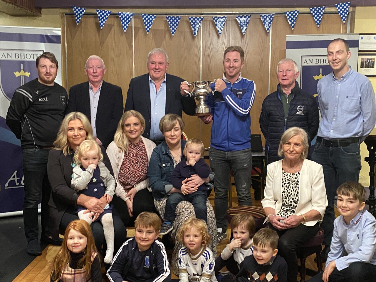 Monaghan GAA proudly accepts the new Liam Stirrat Cup for the Junior Championship