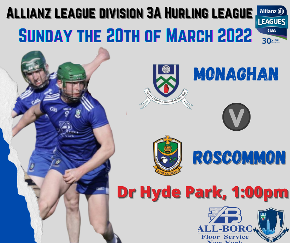 Best of Luck to our Senior Hurling Team and Management today