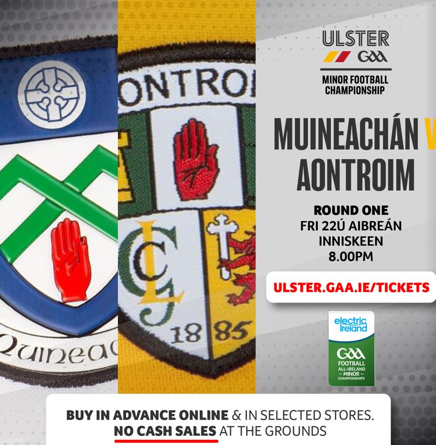 Countdown is on for the Electric Ireland Ulster GAA Minor Championship this Friday