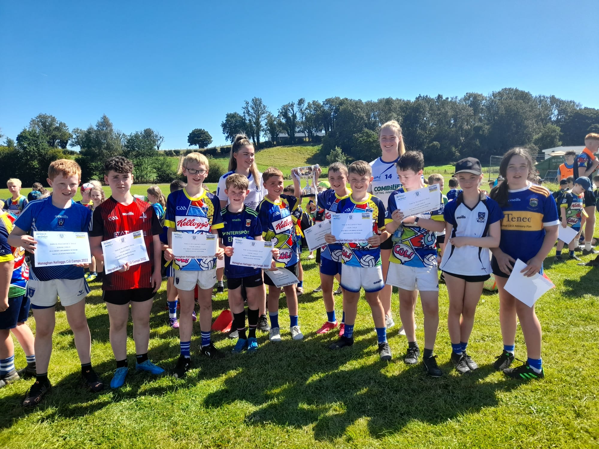 Scotstown & Inniskeen conclude Monaghan Kelloggs Cul Camps for this year…….