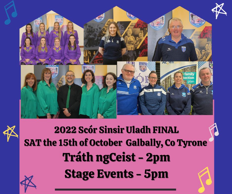 All roads lead to Galbally this Saturday to the Ulster Finals of Scór Sinsir