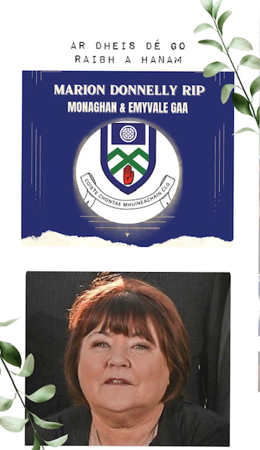 Marion Donnelly RIP – Monaghan and Emyvale GAA
