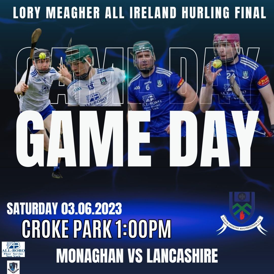 The Very Best of Luck to our Senior Hurlers today in the Lory Meagher ALL IRELAND FINAL